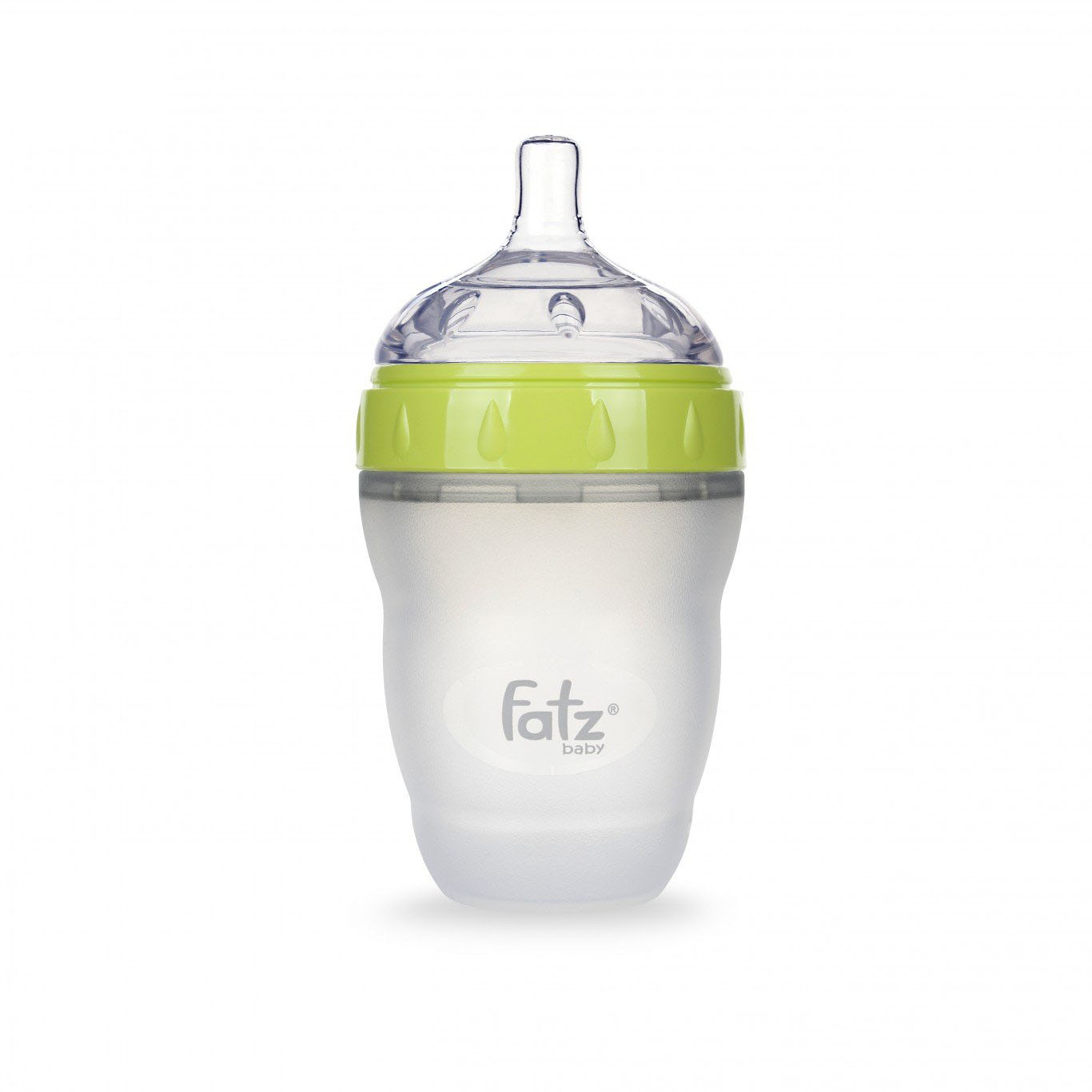 Bình sữa Silicon Fatz Baby 180ml - Màu Xanh