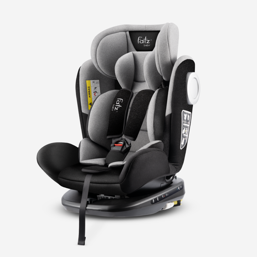 Ghế Ngồi Ô Tô An Toàn Cho Bé Xoay 360 Độ Có Isofix Và Top Tether Fatzbaby Protect 1